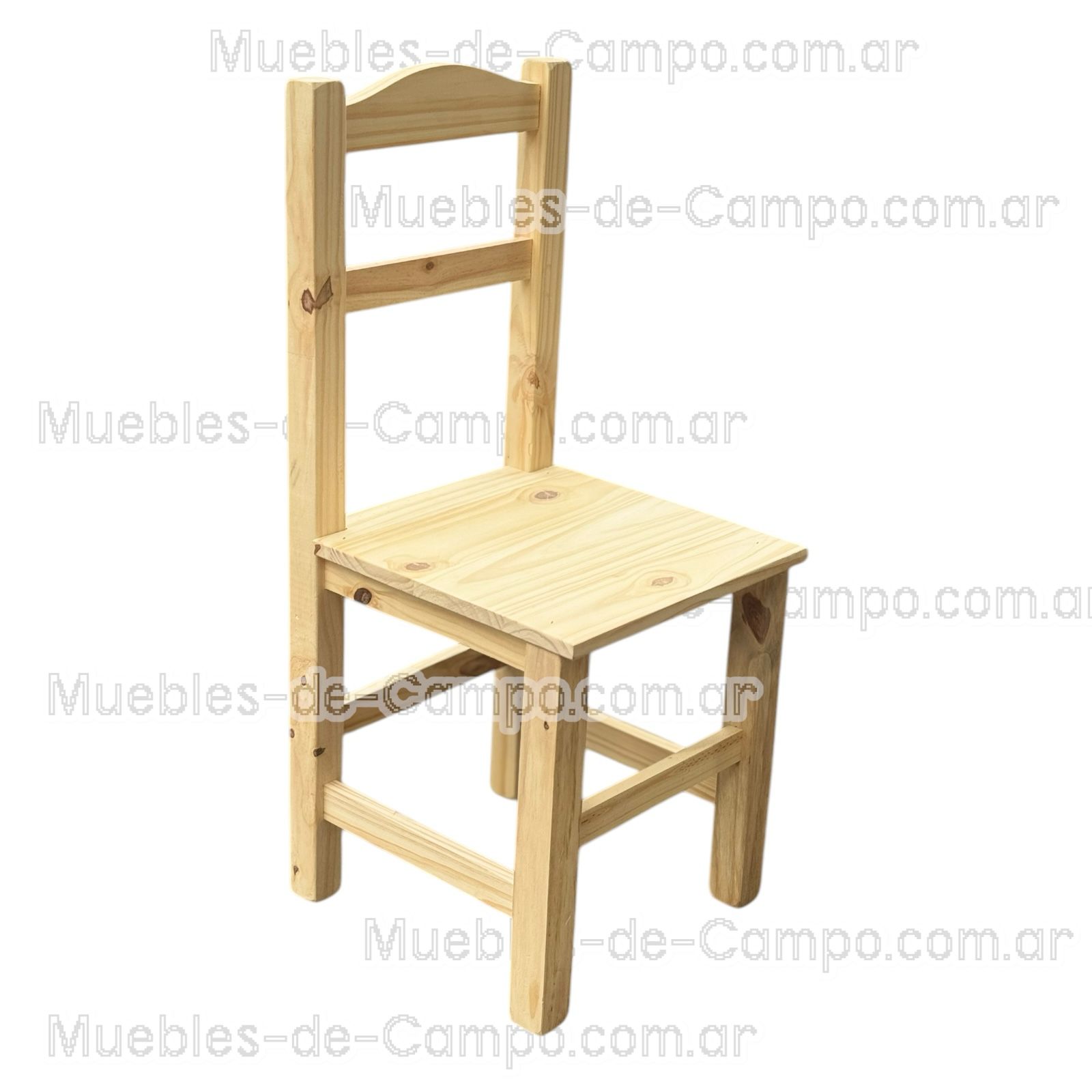 Silla de Pino Modelo Economica Reforzada Cocina Comedor Bares y Restaurantes Modelo Colonial