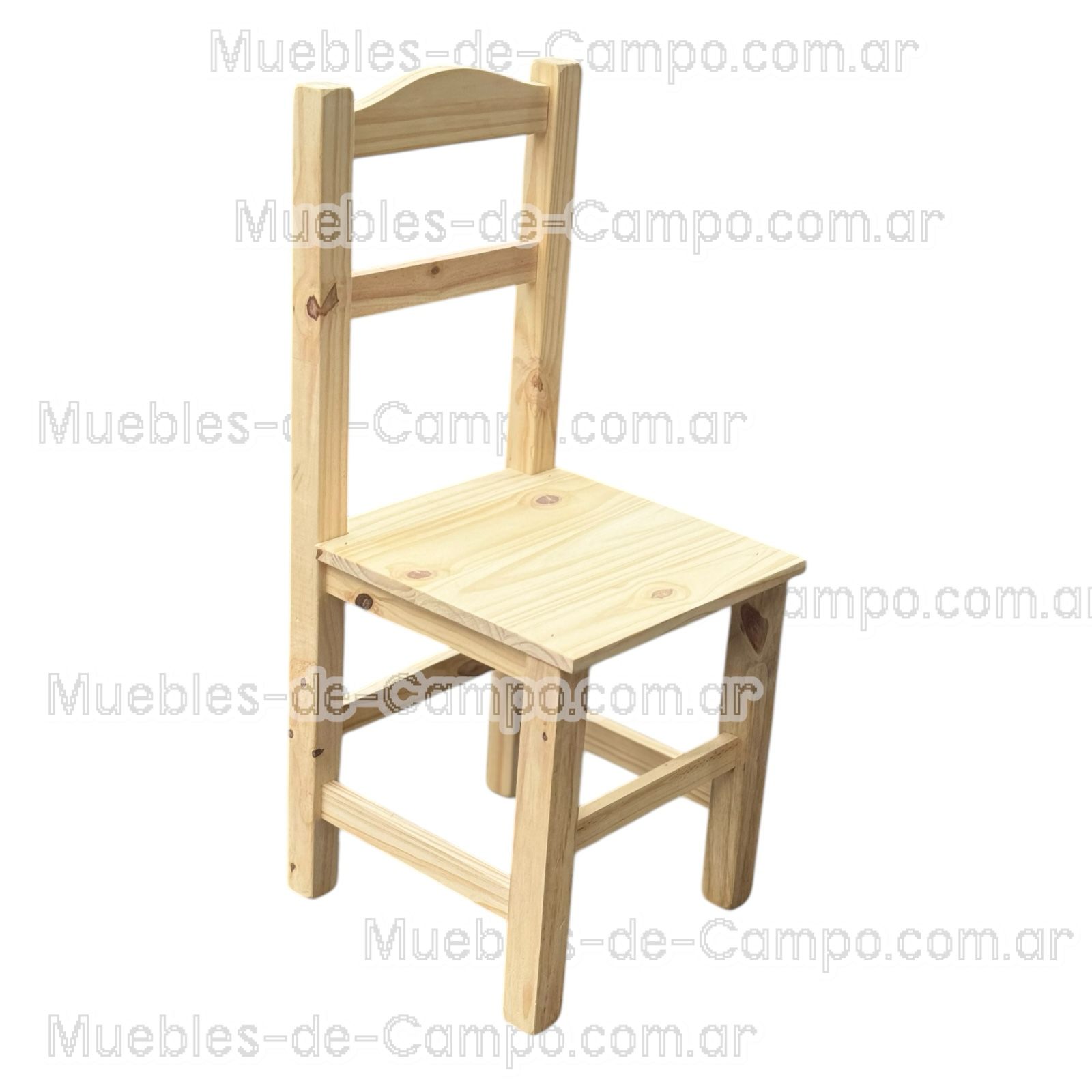 Silla de Pino Modelo Economica Reforzada Cocina Comedor Bares y Restaurantes Modelo Colonial