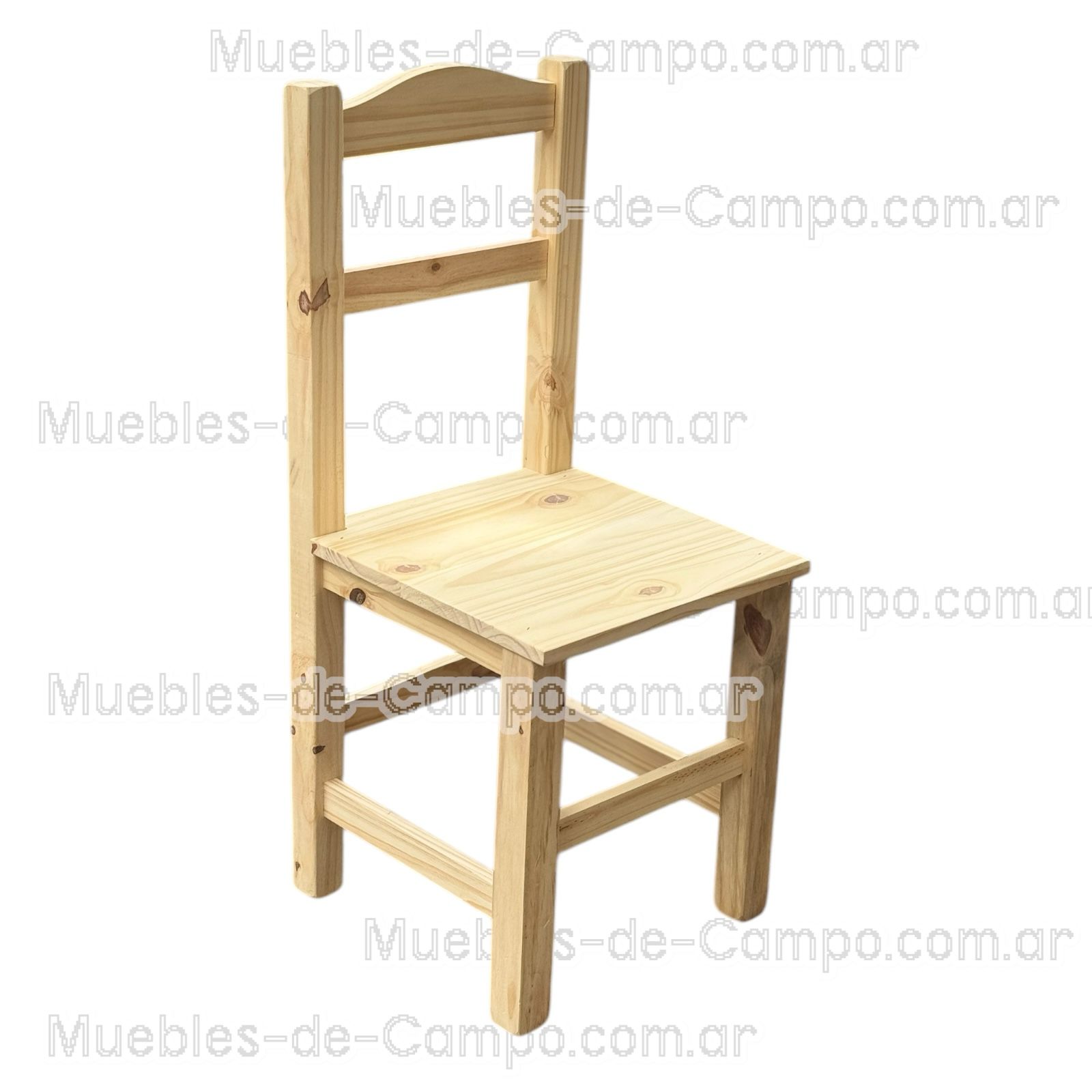 Silla de Pino Modelo Economica Reforzada Cocina Comedor Bares y Restaurantes Modelo Colonial