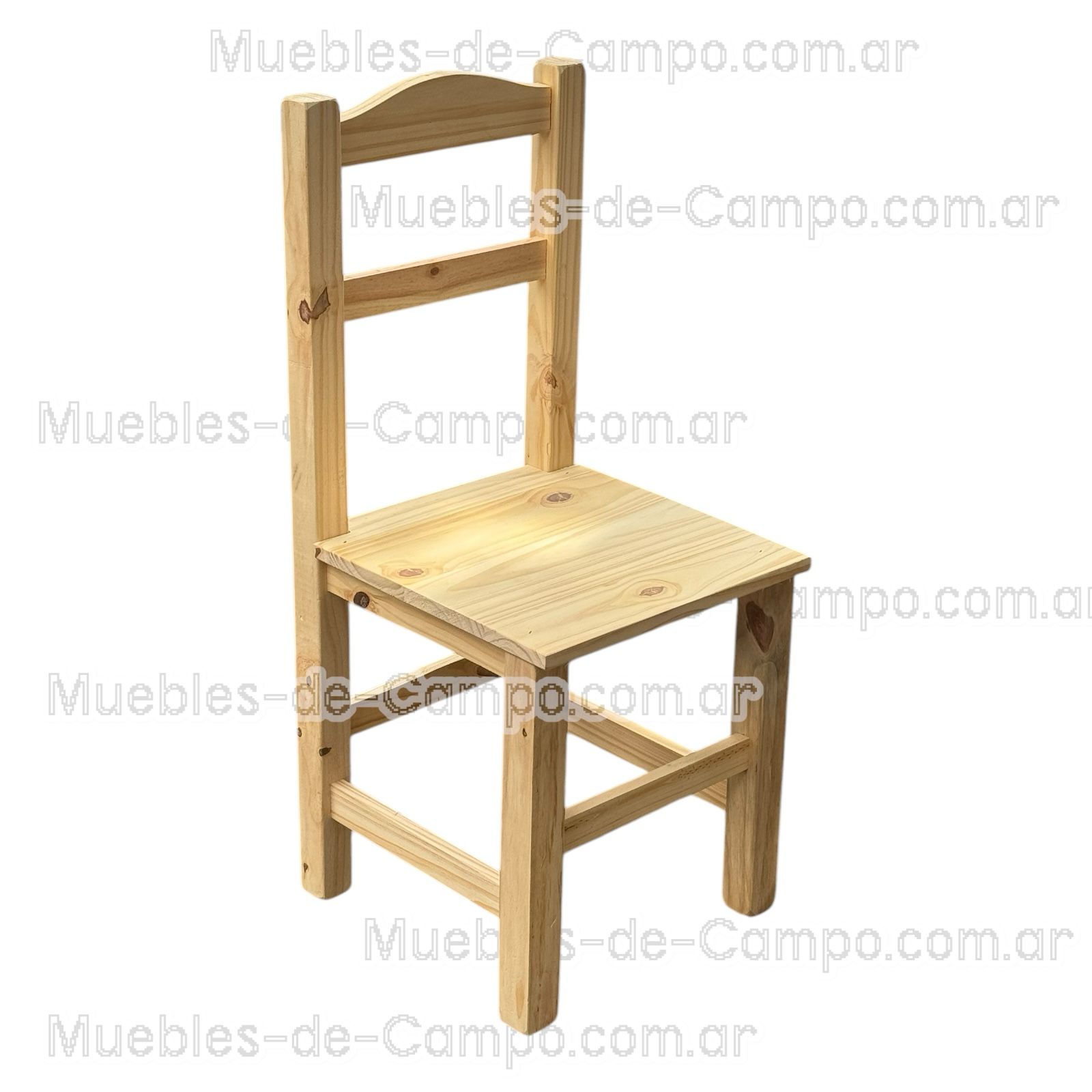 Silla de Pino Modelo Economica Reforzada Cocina Comedor Bares y Restaurantes Modelo Colonial