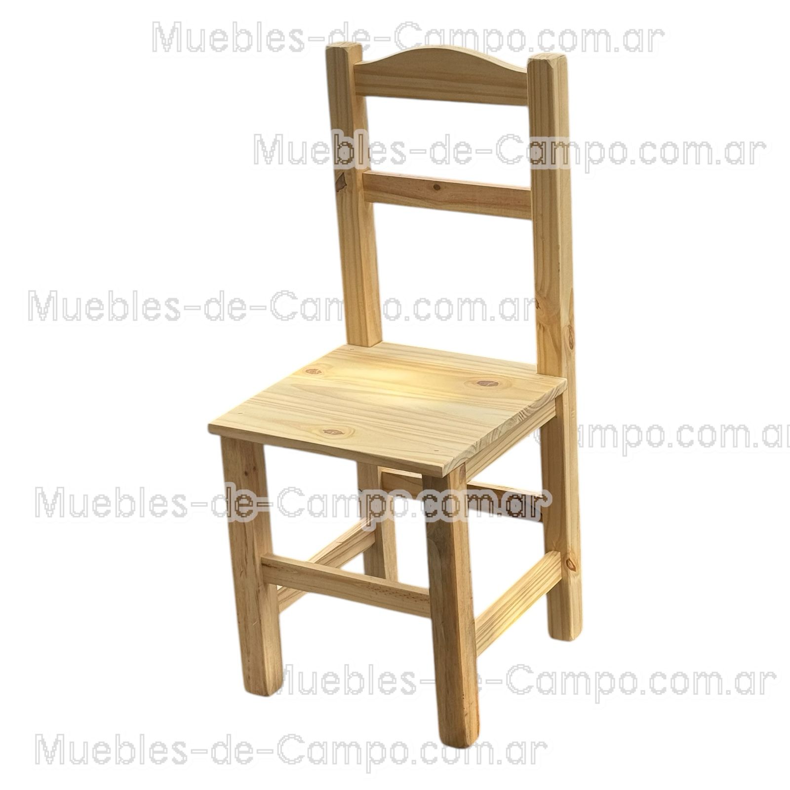 Silla de Pino Modelo Economica Reforzada Cocina Comedor Bares y Restaurantes Modelo Colonial